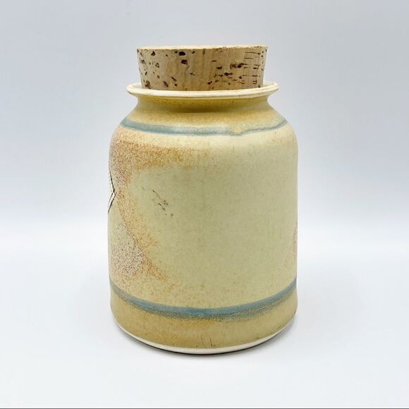 Brophy Jars Creative Financing vintage ceramic jar cork top - Picture 2 of 5
